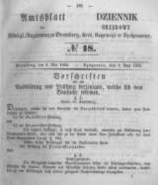 Amtsblatt der K&ouml;niglichen Preussischen Regierung zu Bromberg. 1855.05.04 No.18