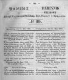 Amtsblatt der K&ouml;niglichen Preussischen Regierung zu Bromberg. 1855.05.11 No.19