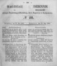 Amtsblatt der K&ouml;niglichen Preussischen Regierung zu Bromberg. 1855.05.25 No.21