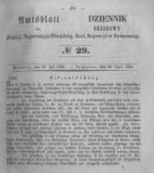 Amtsblatt der K&ouml;niglichen Preussischen Regierung zu Bromberg. 1855.07.20 No.29