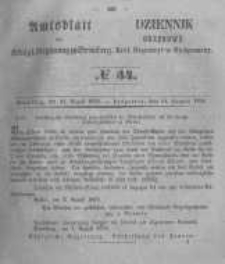 Amtsblatt der K&ouml;niglichen Preussischen Regierung zu Bromberg. 1855.08.24 No.34