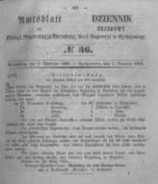 Amtsblatt der K&ouml;niglichen Preussischen Regierung zu Bromberg. 1855.09.07 No.36