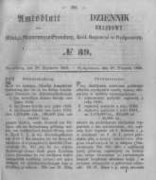 Amtsblatt der K&ouml;niglichen Preussischen Regierung zu Bromberg. 1855.09.28 No.39