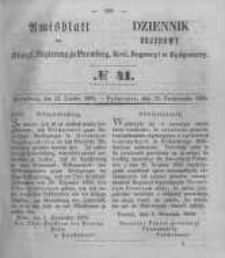 Amtsblatt der K&ouml;niglichen Preussischen Regierung zu Bromberg. 1855.10.12 No.41