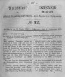 Amtsblatt der K&ouml;niglichen Preussischen Regierung zu Bromberg. 1855.10.19 No.42