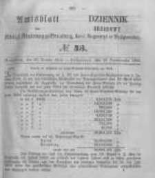 Amtsblatt der K&ouml;niglichen Preussischen Regierung zu Bromberg. 1855.10.26 No.43