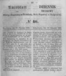 Amtsblatt der K&ouml;niglichen Preussischen Regierung zu Bromberg. 1855.11.16 No.46