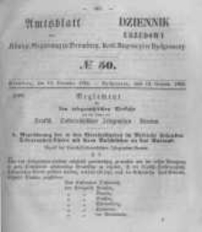 Amtsblatt der K&ouml;niglichen Preussischen Regierung zu Bromberg. 1855.12.14 No.50