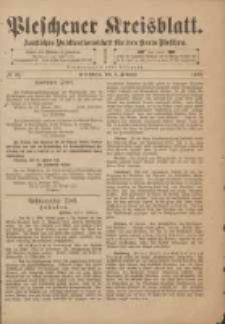 Pleschener Kreisblatt: Amtliches Publicationsblatt für den Kreis Pleschen 1901.02.02 Jg.49 Nr10