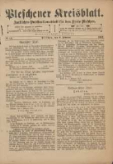 Pleschener Kreisblatt: Amtliches Publicationsblatt für den Kreis Pleschen 1901.02.09 Jg.49 Nr12