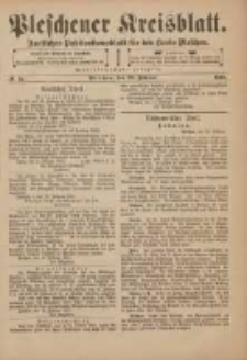 Pleschener Kreisblatt: Amtliches Publicationsblatt für den Kreis Pleschen 1901.02.20 Jg.49 Nr15