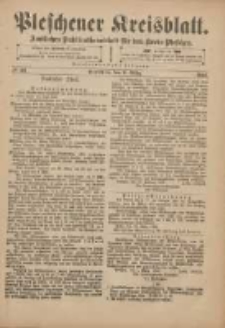Pleschener Kreisblatt: Amtliches Publicationsblatt f&uuml;r den Kreis Pleschen 1901.03.09 Jg.49 Nr20
