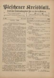 Pleschener Kreisblatt: Amtliches Publicationsblatt für den Kreis Pleschen 1901.05.15 Jg.49 Nr39