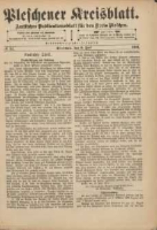 Pleschener Kreisblatt: Amtliches Publicationsblatt f&uuml;r den Kreis Pleschen 1901.07.06 Jg.49 Nr54