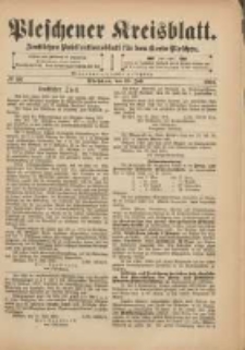 Pleschener Kreisblatt: Amtliches Publicationsblatt für den Kreis Pleschen 1901.07.13 Jg.49 Nr56