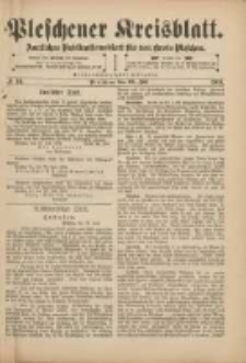 Pleschener Kreisblatt: Amtliches Publicationsblatt für den Kreis Pleschen 1901.07.24 Jg.49 Nr59