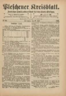 Pleschener Kreisblatt: Amtliches Publicationsblatt f&uuml;r den Kreis Pleschen 1901.07.27 Jg.49 Nr60