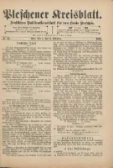 Pleschener Kreisblatt: Amtliches Publicationsblatt für den Kreis Pleschen 1901.10.02 Jg.49 Nr79