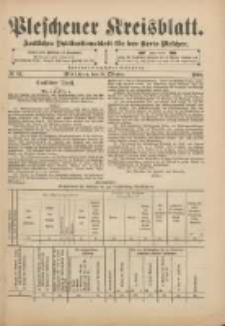 Pleschener Kreisblatt: Amtliches Publicationsblatt für den Kreis Pleschen 1901.10.09 Jg.49 Nr81
