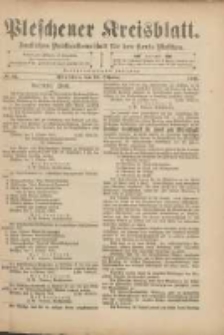 Pleschener Kreisblatt: Amtliches Publicationsblatt f&uuml;r den Kreis Pleschen 1901.10.12 Jg.49 Nr82