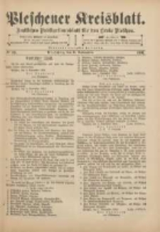Pleschener Kreisblatt: Amtliches Publicationsblatt f&uuml;r den Kreis Pleschen 1901.11.06 Jg.49 Nr89