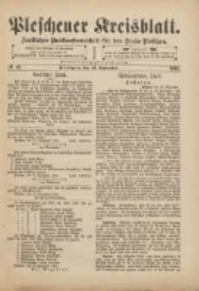 Pleschener Kreisblatt: Amtliches Publicationsblatt f&uuml;r den Kreis Pleschen 1901.11.16 Jg.49 Nr92