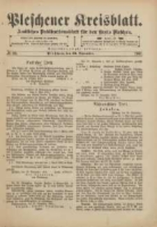 Pleschener Kreisblatt: Amtliches Publicationsblatt f&uuml;r den Kreis Pleschen 1901.11.23 Jg.49 Nr94