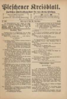 Pleschener Kreisblatt: Amtliches Publicationsblatt f&uuml;r den Kreis Pleschen 1901.12.21 Jg.49 Nr102