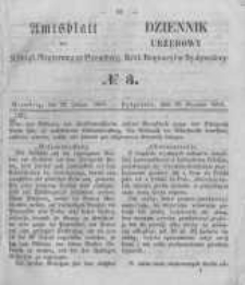 Amtsblatt der K&ouml;niglichen Preussischen Regierung zu Bromberg. 1856.01.18 No.3