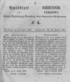 Amtsblatt der K&ouml;niglichen Preussischen Regierung zu Bromberg. 1856.01.25 No.4