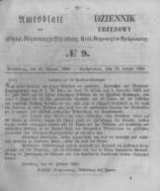 Amtsblatt der K&ouml;niglichen Preussischen Regierung zu Bromberg. 1856.02.29 No.9