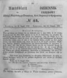 Amtsblatt der K&ouml;niglichen Preussischen Regierung zu Bromberg. 1856.08.22 No.34