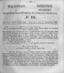 Amtsblatt der K&ouml;niglichen Preussischen Regierung zu Bromberg. 1856.10.17 No.42