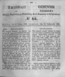 Amtsblatt der K&ouml;niglichen Preussischen Regierung zu Bromberg. 1856.10.24 No.43