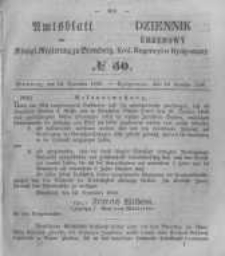 Amtsblatt der K&ouml;niglichen Preussischen Regierung zu Bromberg. 1856.12.12 No.50