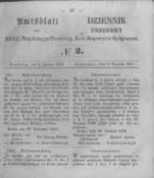 Amtsblatt der K&ouml;niglichen Preussischen Regierung zu Bromberg. 1857.01.09 No.2