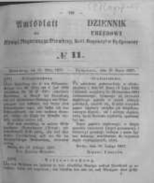Amtsblatt der K&ouml;niglichen Preussischen Regierung zu Bromberg. 1857.03.13 No.11