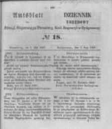 Amtsblatt der K&ouml;niglichen Preussischen Regierung zu Bromberg. 1857.05.01 No.18