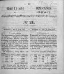 Amtsblatt der K&ouml;niglichen Preussischen Regierung zu Bromberg. 1857.05.22 No.21