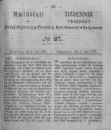 Amtsblatt der K&ouml;niglichen Preussischen Regierung zu Bromberg. 1857.07.03 No.27
