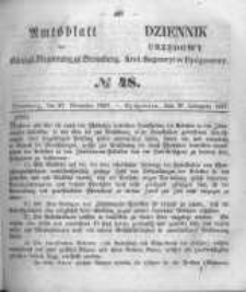 Amtsblatt der K&ouml;niglichen Preussischen Regierung zu Bromberg. 1857.11.27 No.48