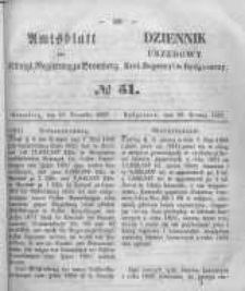Amtsblatt der K&ouml;niglichen Preussischen Regierung zu Bromberg. 1857.12.18 No.51