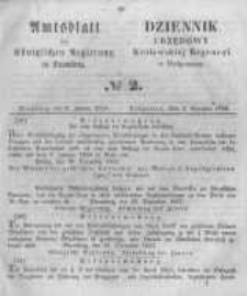 Amtsblatt der K&ouml;niglichen Preussischen Regierung zu Bromberg. 1858.01.08 No.2