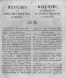 Amtsblatt der K&ouml;niglichen Preussischen Regierung zu Bromberg. 1858.01.15 No.3