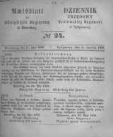 Amtsblatt der K&ouml;niglichen Preussischen Regierung zu Bromberg. 1858.06.11 No.24