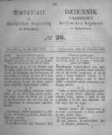 Amtsblatt der Königlichen Preussischen Regierung zu Bromberg. 1858.06.25 No.26