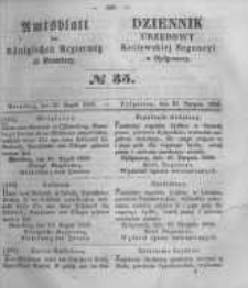 Amtsblatt der Königlichen Preussischen Regierung zu Bromberg. 1858.08.27 No.35