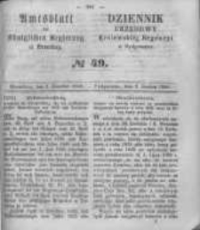 Amtsblatt der K&ouml;niglichen Preussischen Regierung zu Bromberg. 1858.12.03 No.49