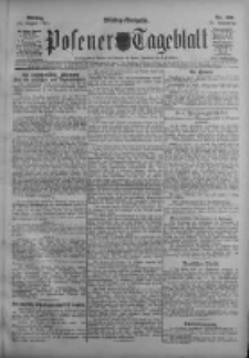 Posener Tageblatt 1911.08.21 Jg.50 Nr390