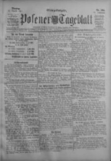 Posener Tageblatt 1911.08.22 Jg.50 Nr392